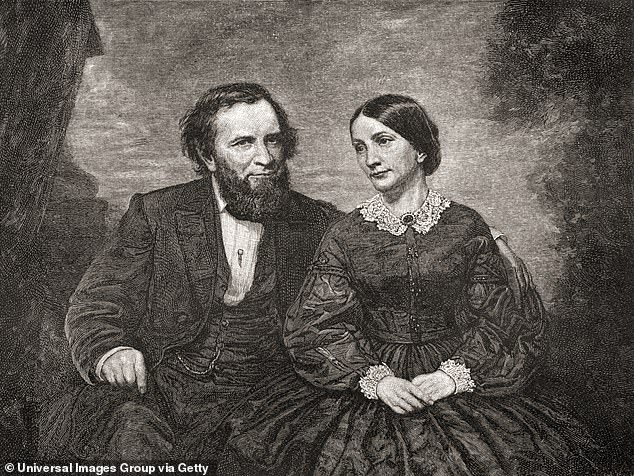 Speed ​​​​with his wife Lucy Gilmer Fry in 1887