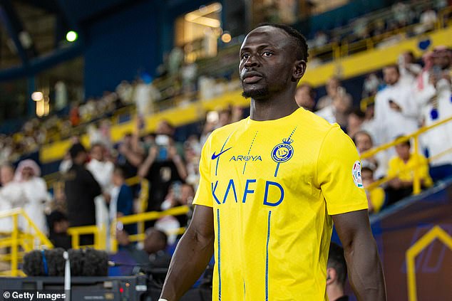 Former Liverpool star Mane currently plays in Saudi Arabia after moving to Al-Nassr last year.