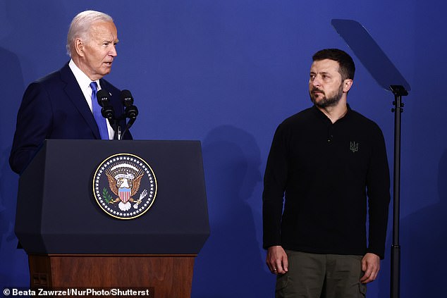 As Thursday night's painful NATO press conference demonstrated, Biden is not even remotely fit to serve. Earlier in the day, when he was at his best, we were told, he introduced Ukrainian President Volodymyr Zelensky as 