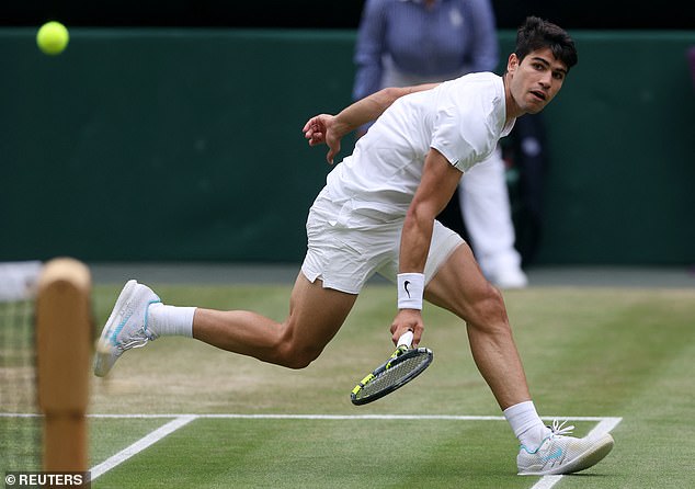 Alcaraz took control of the match in the second set and did not let go on his way to victory.