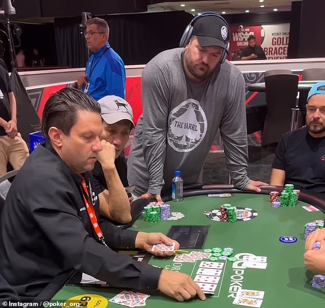 Just hours after his health scare, Rude emerged to win $10 million on Day 5 of the tournament.