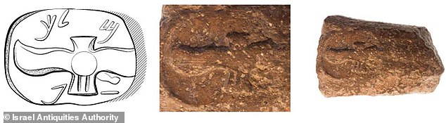 Archaeologists also recovered well-preserved pottery, with an LMLK stamp on the handle of the jar, something very rare in the hills of Judah. ​​These marks are ancient Hebrew seals meaning 