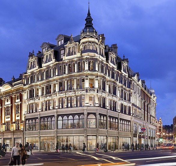 Brilliant: the Burberry store on Sloane Street, London