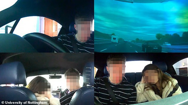 The presence of a passenger also led to more distractions during periods when the vehicle was driving itself. Occupants spent a lot of time chatting with each other and on their electronic devices (mainly smartphones), often showing each other content. One couple even played a game of chess online.