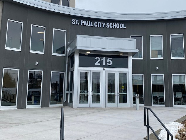 A substitute teacher at St Paul City School in Minnesota sexually assaulted a 17-year-old boy after school hours in an empty classroom.