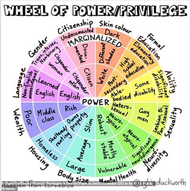 This widely shared educational diagram presents the world divided between the 