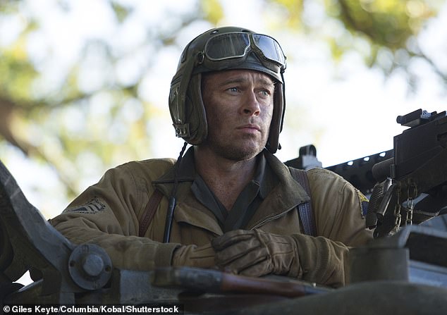 Meanwhile, Pitt played US Army Sergeant Don 'Wardaddy' Collier in the 2014 war film Fury.