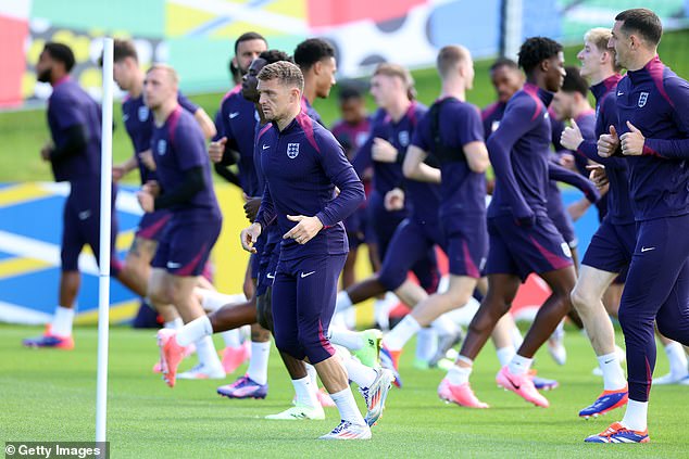 The final touches are being put to England's preparations for their clash with Spain on Sunday evening.