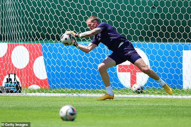 Jordan Pickford has been a steady hand in goal for England throughout the tournament, while fans know the Everton goalkeeper could also be called upon if the final goes to penalties.