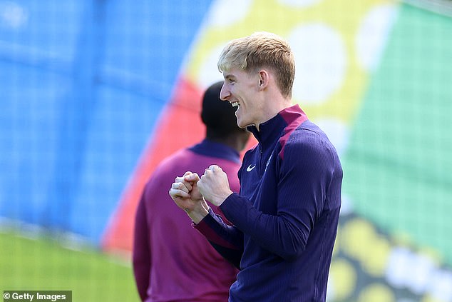 Newcastle winger Anthony Gordon has struggled for minutes in the competition but that doesn't seem to have dampened his spirits.