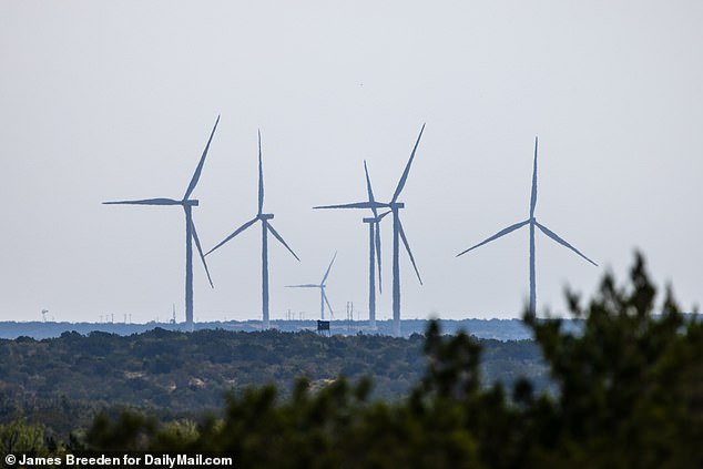 Sun sold the rights to the wind farm and underlying land to a Spanish company last year, but there are fears it may have retained an ownership interest, with sources citing a deal it struck with a French company that operates the Rocksprings wind farm (pictured) on land it owns, from which it earns royalties.