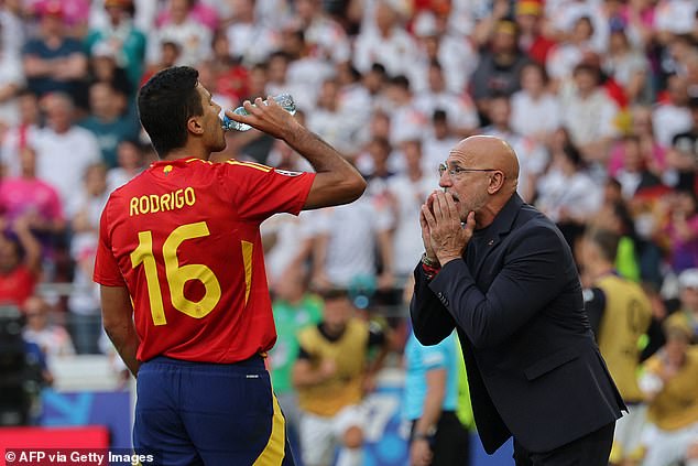 Rodri will be key for Spain when they face England in the Euro 2024 final on Sunday