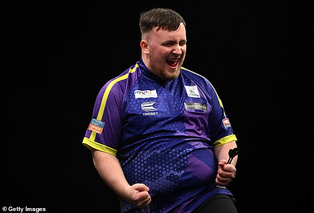 Littler reached the final of the PDC World Darts Championship as a 16-year-old in January but lost.