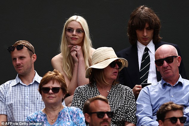 During the event, Anya and Malcolm sat courtside to watch the action between 28-year-old Barbora Krejcikova and 28-year-old Jasmine Paolini as they both battled for the title.