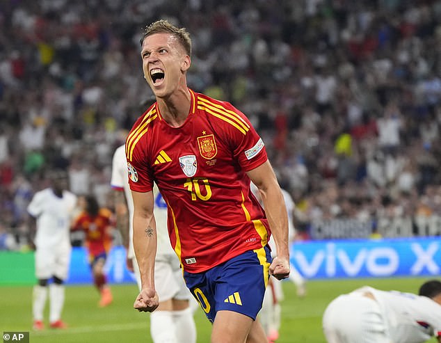 1720903961 170 Dani Olmo joins two Spain team mates and a surprise goalkeeper