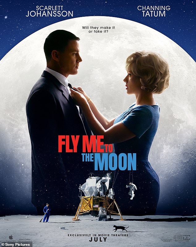 Johansson said her daughter was excited about her latest film, Fly Me to the Moon, set during the first manned trip to the moon in 1969. 