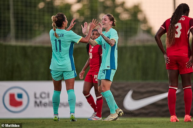 The Matildas team fell 2-1 to Canada in their last match before the Paris Olympics