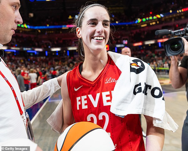 Caitlin Clark is seen as the favorite for Rookie of the Year due to her play with the Fever.