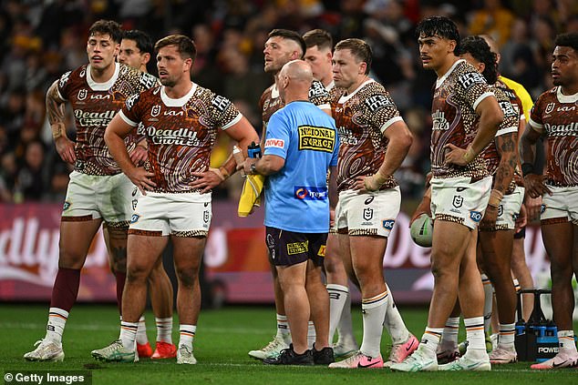 Brisbane's hopes of reaching the final were shattered after losing 30-26 to the Dragons