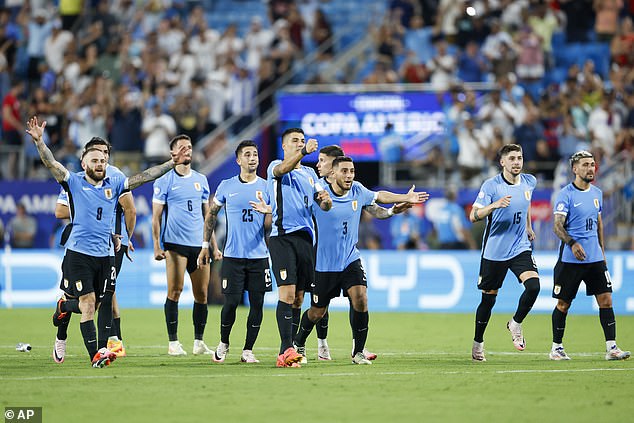 Uruguay secured third place in the tournament with a penalty shootout win over Canada