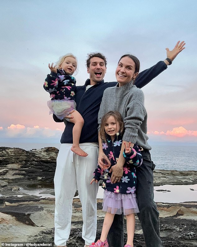 Laura has two daughters, Marlie-Mae, five, and Lola, three, with her husband Matty 