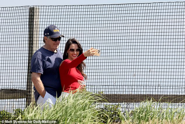 He was spotted with his new girlfriend, Jordon Hudson, 24, in Nantucket.