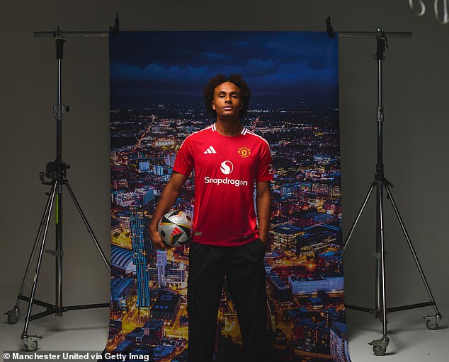 Manchester United confirmed on Sunday the signing of Dutch international Joshua Zirkzee for 36.5 million pounds