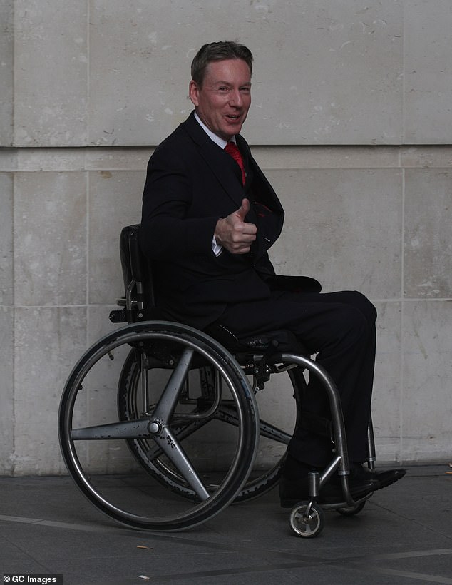 The BBC expert said modern spies are more likely to be women of ethnic background. (Frank Gardner pictured outside the BBC studios)