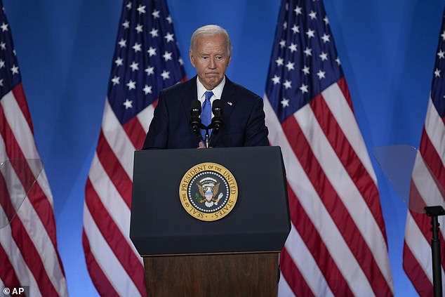 Mr Gardner said that if there is a challenge to Joe Biden's bid to run for president again by the Democrats, a last-minute candidate must be found. 