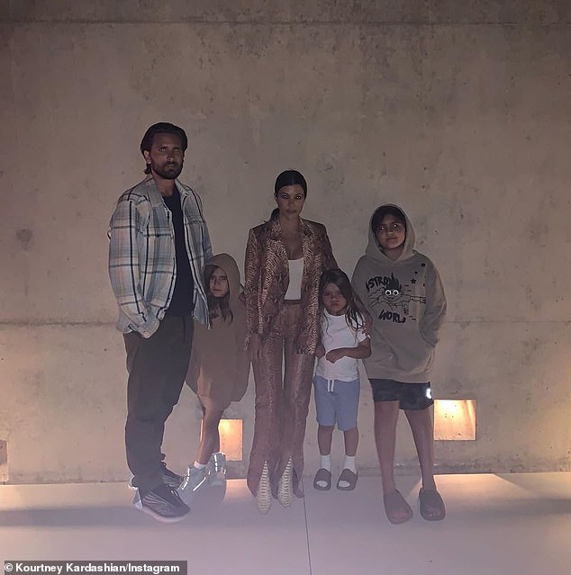 Kourtney ended her nine-year on-again, off-again relationship with the Talentless CEO, 41, in 2015 after welcoming Penelope and their two sons Mason Dash Disick, 14; and Reign Aston Disick, 9 (pictured in 2020).