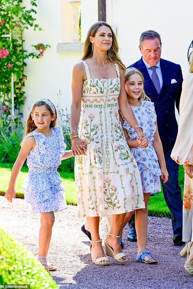 Princess Madeleine, Princess Leonor and Princess Adrienne matched their summer looks with Victoria.