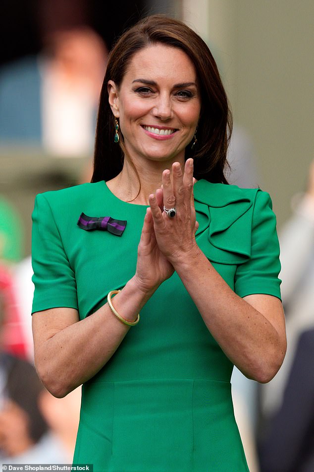 Last year, the Princess of Wales wore the prestigious accessory on the final day of the pageant with her elegant emerald green Roland Mouret gown.