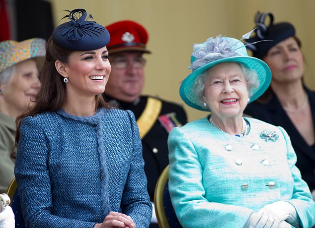 Pictured: The Princess of Wales with the late Queen during the Queen's Diamond Jubilee tour in 2012. The Queen was patron of the AELTC from 1952 to 2016.