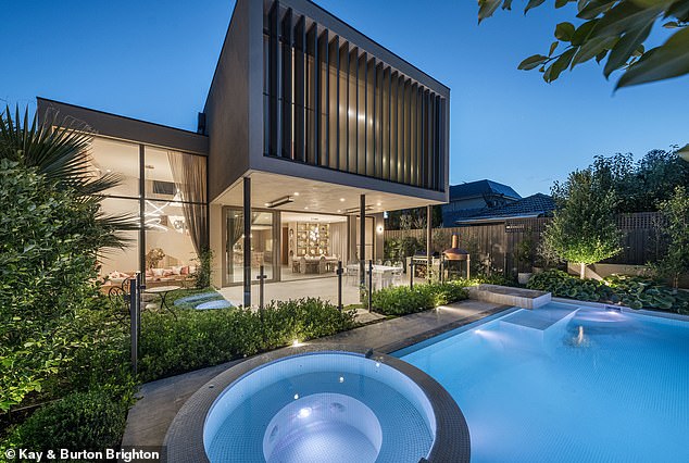 Located on the so-called 'Golden Mile' on the Brighton coast, the resort-style complex has shed more than a million dollars from its asking price.