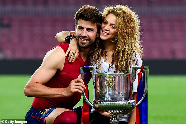 Shakira was in a relationship with former Barcelona star Gerard Piqué for over a decade (pictured in 2015)