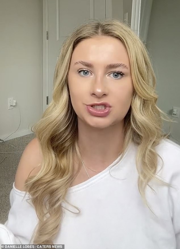 Danielle took to TikTok to share the ordeal, saying she had a negative feeling as soon as she arrived at the woman's house.