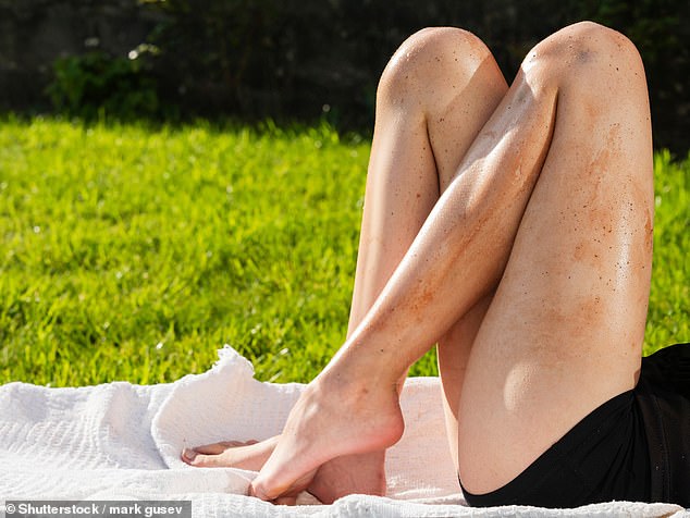 A poorly applied tan can quickly become patchy.