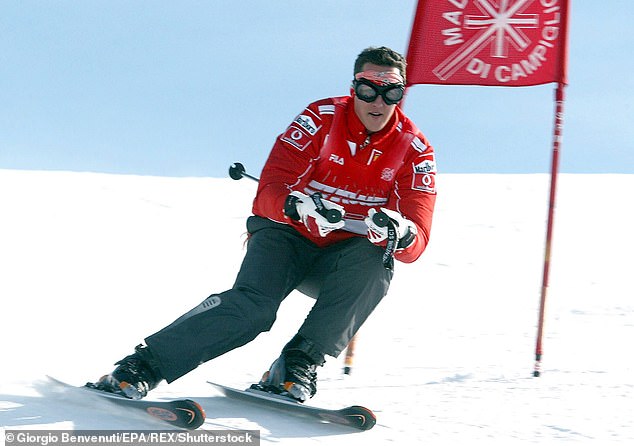 Michael Schumacher crashed into a rock in a freak skiing accident in the Alps in December 2013.