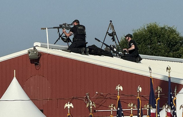 Butler Township snipers provided support to Secret Service snipers who were monitoring the event.