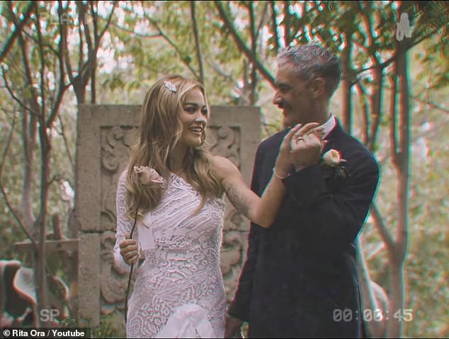 The singer married her husband, director Taika Waititi, in a secret ceremony in August 2022, after breaking tradition and popping the question.