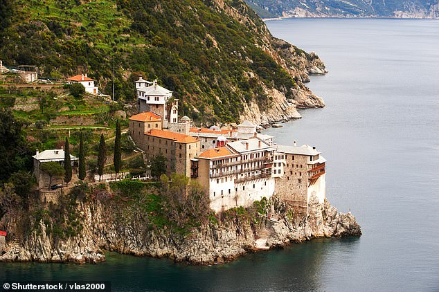 Athos is crowned by Mount Athos and a community of 24 monasteries, reveals Angela