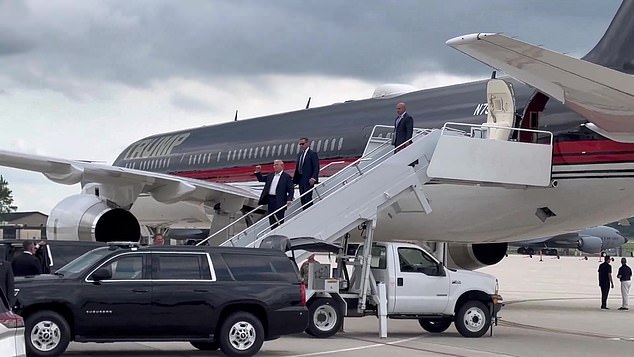 In an update issued after he was seen raising his fist once again as he landed in Wisconsin on Sunday for the Milwaukee convention, Trump revealed he had completely altered his previously planned speech to address the assassination attempt.