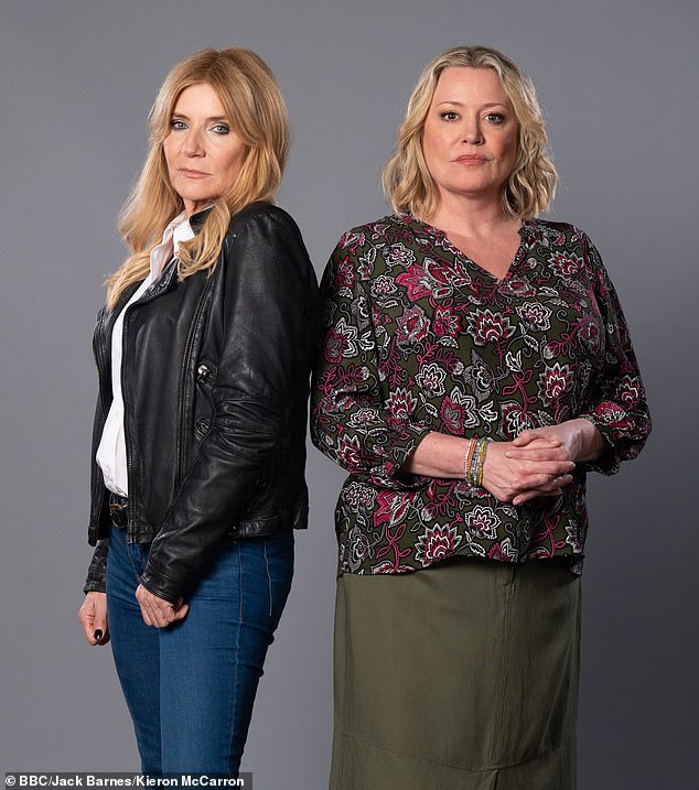 Last week, Jane surprised Cindy (Michelle Collins) and Ian Beale (Adam Woodyatt) when she unexpectedly returned to the Square (Cindy and Jane pictured).