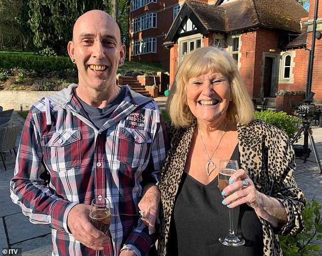 Retired council worker Paula Beer (pictured with her son), 74, from Bridgend, Wales, was just 17 when she made the heartbreaking decision to part ways with her baby, but spent decades searching for him.