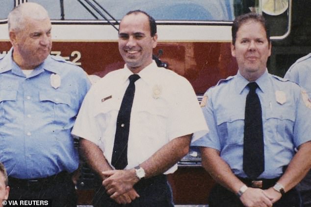 Most donors singled out Comperatore, a firefighter who was hit by one of 20-year-old gunman Thomas Matthew Crooks' bullets as he ran to protect his family. He is seen in this undated photo from Buffalo Township Fire Company 27, as many mourned the loss.