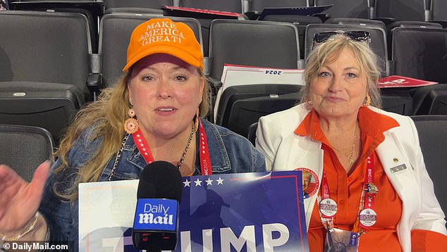 Terry and Tess from Tennessee were very excited about Vance being Trump's running mate. Although Tess later admitted that she didn't know who Vance was before Monday.