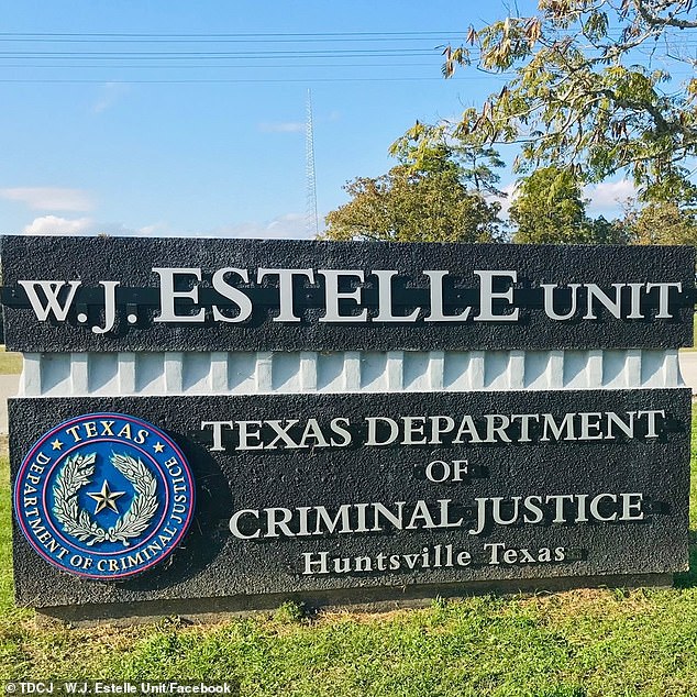 Garrett is serving a life sentence at the Estelle Unit in Huntsville, Texas.