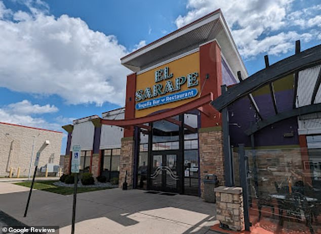 Albino, owner of El Sarape, a popular restaurant in Green Bay (pictured), and Beatriz were hiking the Syncline Loop trail when they got lost and ran out of water.