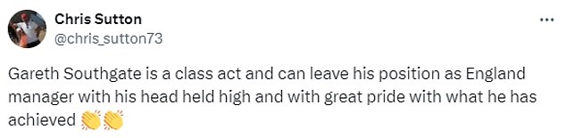 Mail Sport's Chris Sutton described Southgate as 