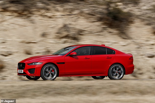 The XE sedan is another model being phased out, as it will be discontinued later this year.